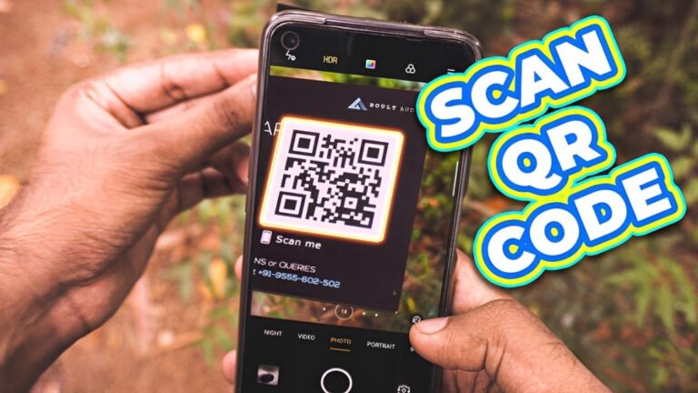 how do i scan a qr code inside my phone without using another phone?